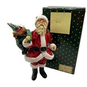 Kurt S. Adler Fabric Mache Santa Figurine, #4